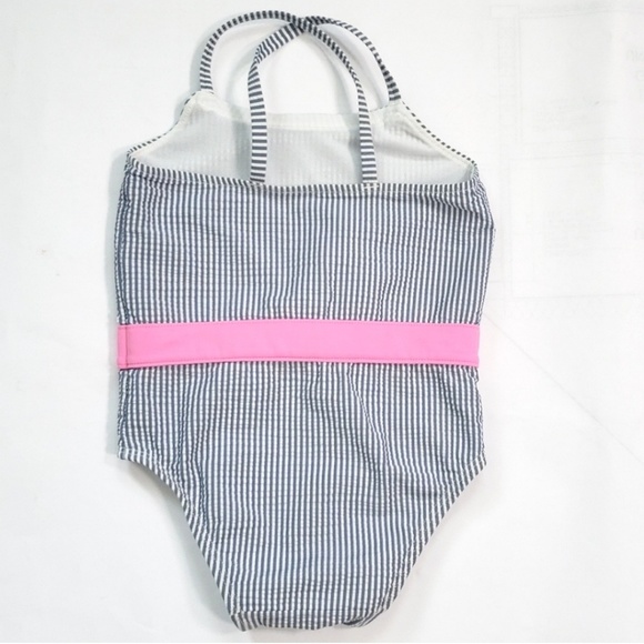 Baby Gap Seersucker Swimsuit 6-12 Months - Picture 3 of 4